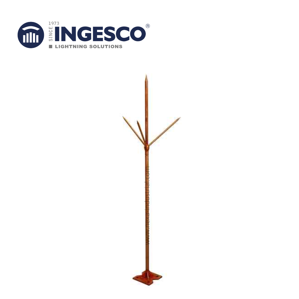 Conjunto punta captadora + soporte