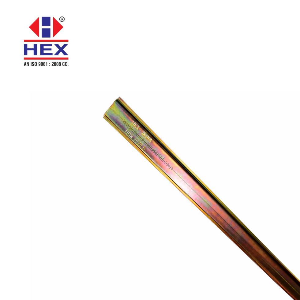 Riel DIN simétrico 35x7.5x1mm sin perforación 2mts