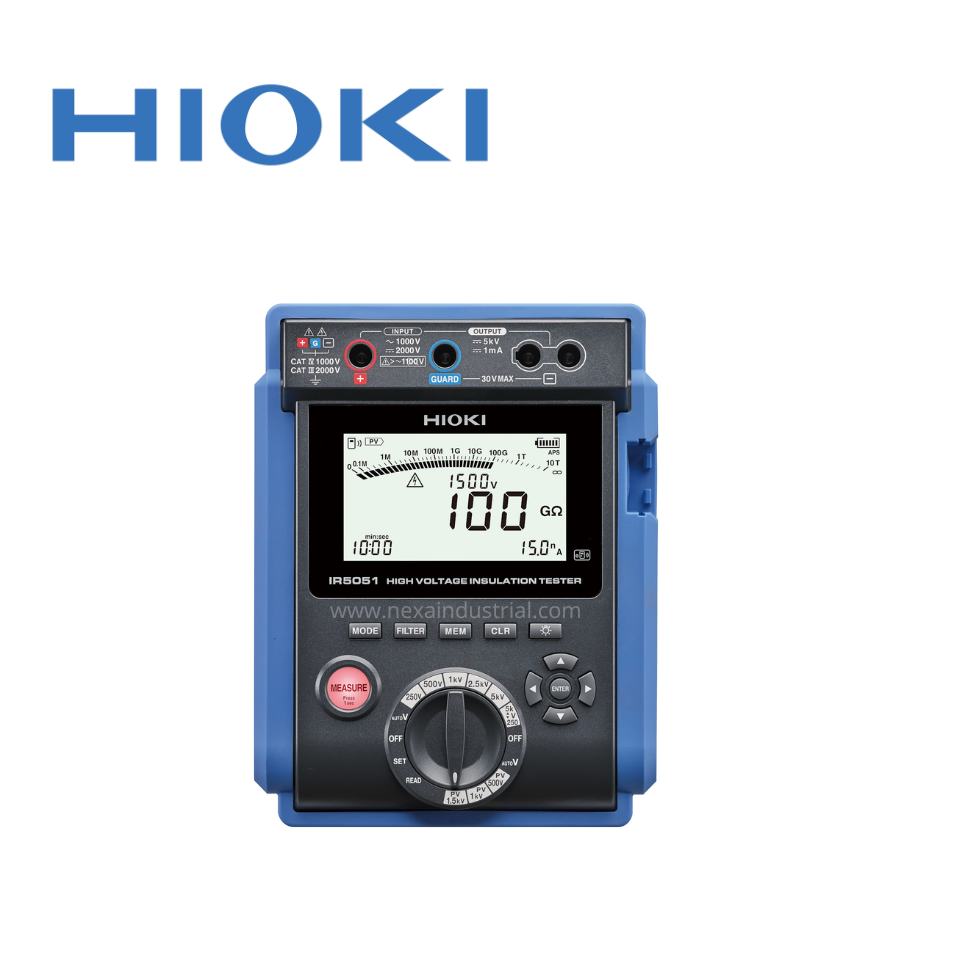 Megóhmetro digital 5kV/10TOHM 1000VAC/DC fotovoltaico