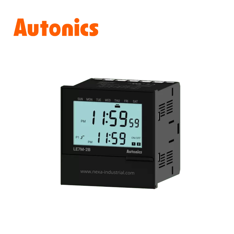 Temporizador Digital Semanal/Anual, 220-240VAC 72x72mm AUTONICS