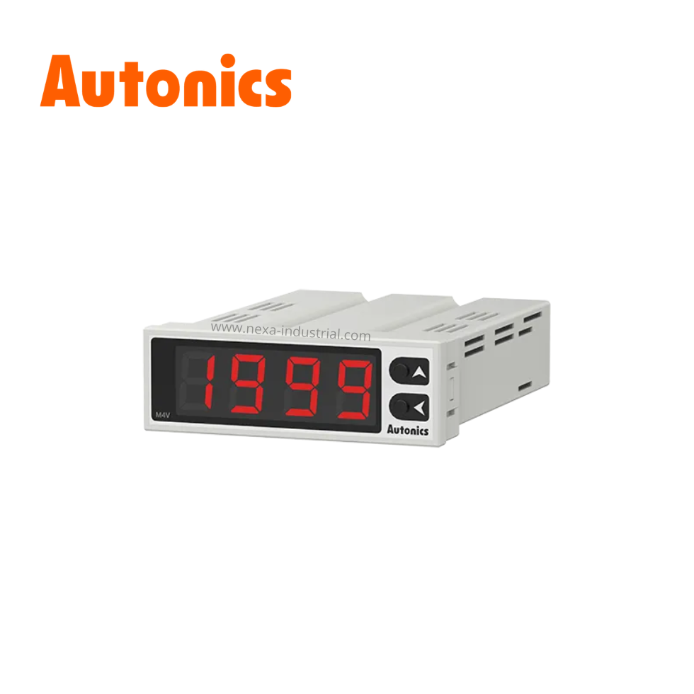 Medidor de Escala Digital 4 digitos, 12-24VDC 75x25mm AUTONICS