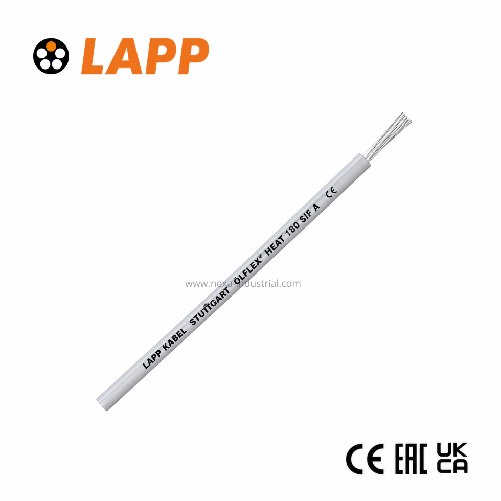 CABLE OLFLEX 1X0.75MM2 HEAT 180 SIF A 0.6/1KV SILICONA BLANCO UL LAPP
