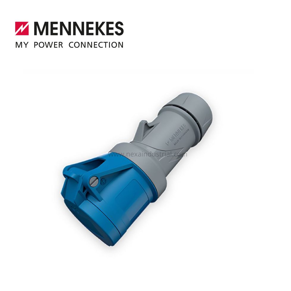 TOMA AÉREO AZUL 32A 250V 3P+T (IP54) POWERTOP XTRA – MENNEKES