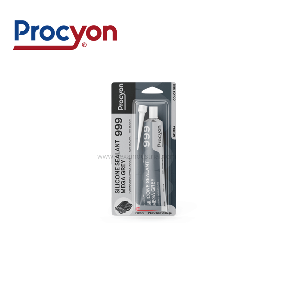 Procyon Silicone Sealant Mega Grey 999 (Formador de Empaques)