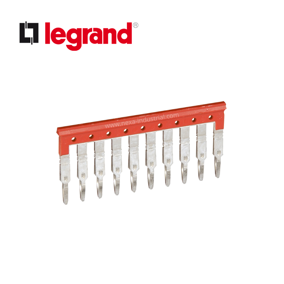 Peine de conexión equipotencial p/10 bornes 6mm