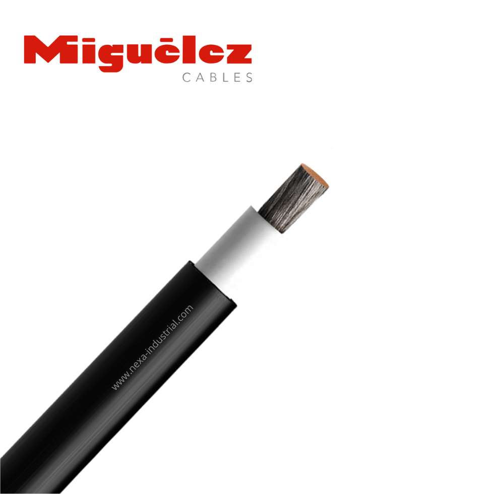 CABLE SOLFLEX H1Z2Z2-K 1X6MM2 1.5KV NEGRO MIGUELEZ