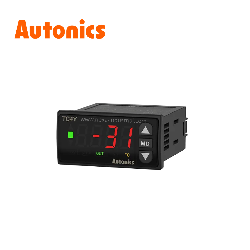 Controlador de Temperatura PID 4 dígitos con Alarma, 100-240VCA 72x36mm  AUTONICS