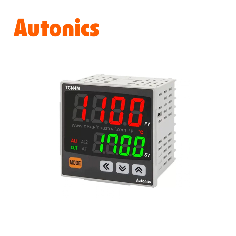 Controlador de Temperatura PID 4 dígitos con Alarma, 24VAC/24-48VDC 72x72mm  AUTONICS