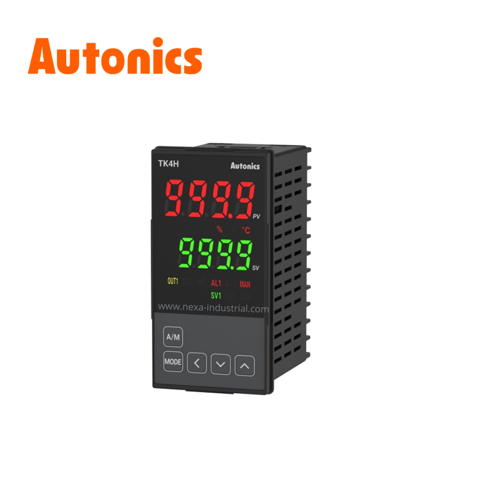 Controlador de Temperatura PID 4 dígitos con Alarma, 24VAC/24-48VDC 48x96mm AUTONICS