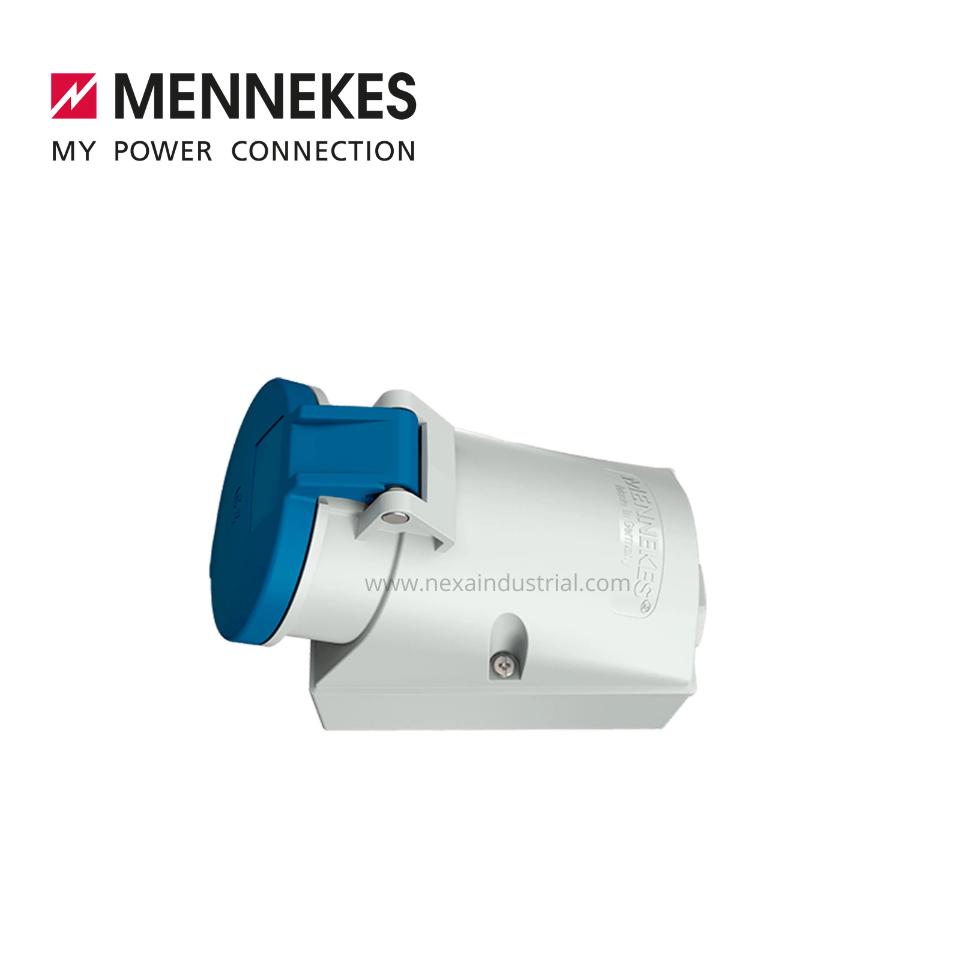TOMA VISIBLE AZUL 32A 250V 3P+T (IP44) – MENNEKES