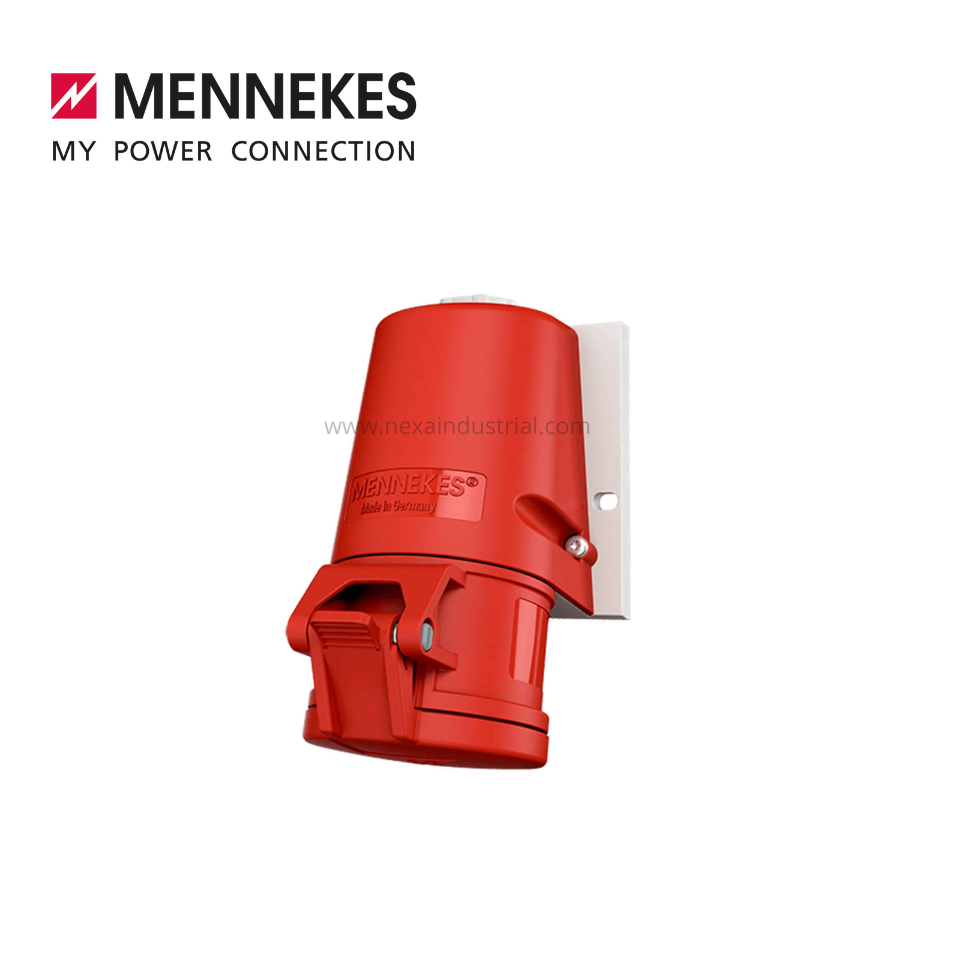 TOMA VISIBLE ROJO 32A 415V 3P+T (IP44) – MENNEKES