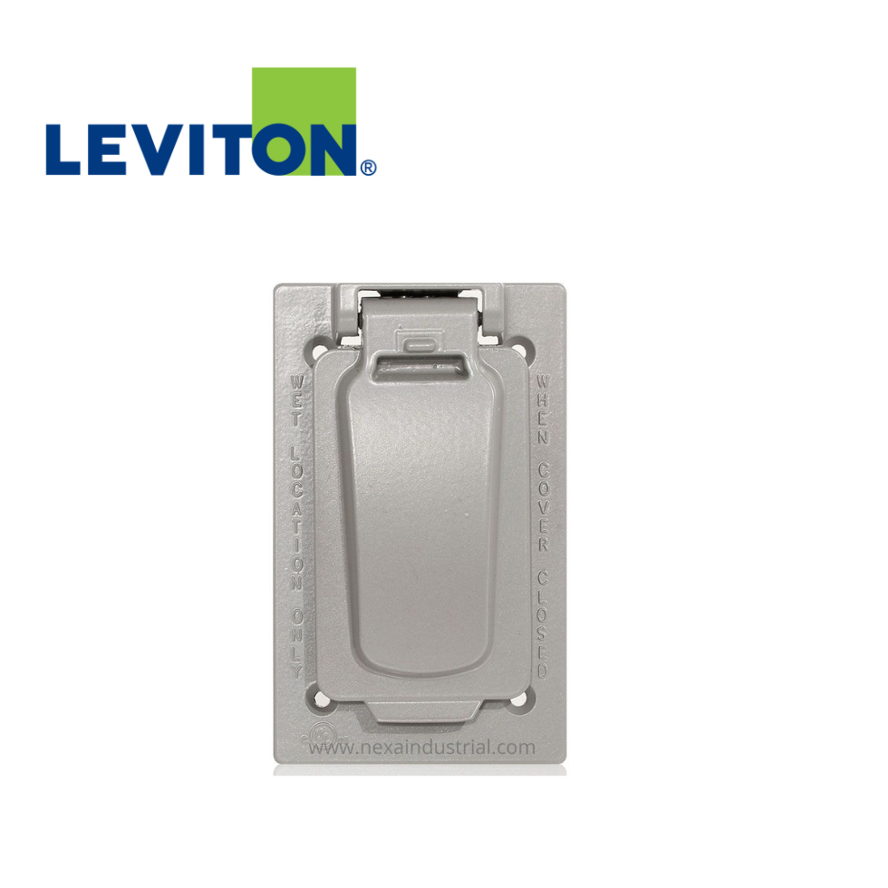 PLACA HERMETICA ALUMINIO DOBLE – LEVITON